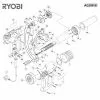 Ryobi AG200VK Spare Parts List Type: 1000013701